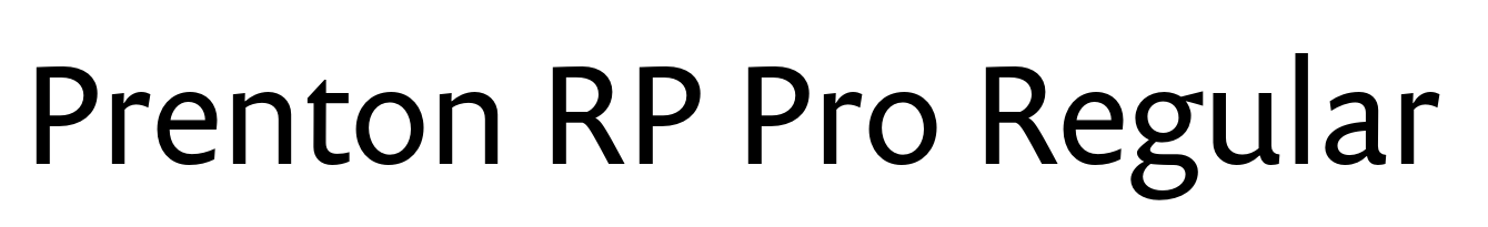 Prenton RP Pro Regular